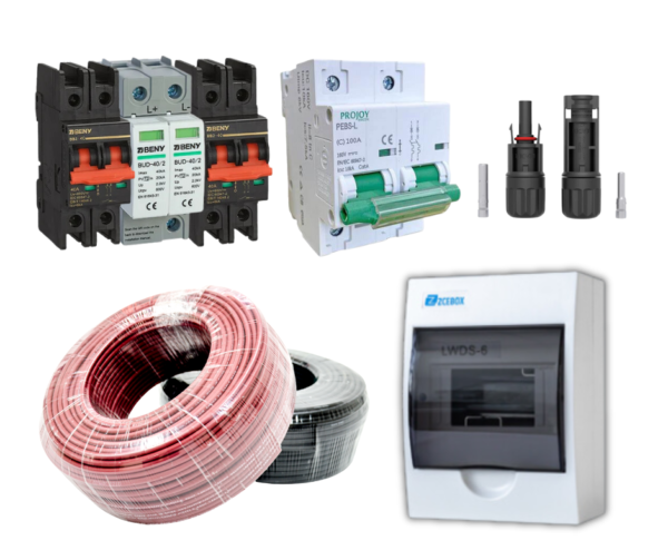 Kit solar 3680W día para casa o finca inversor 3000W - Image 5