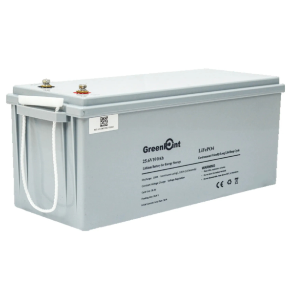 Batería de Litio 25,6V 100Ah (2560Wh) LiFePO4 Green Point